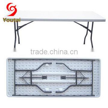 bolw molded plastic folding table