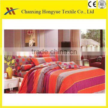 Pillow sham and bed sheet fabric with Polyester pigment printing for Brazil Market fabric