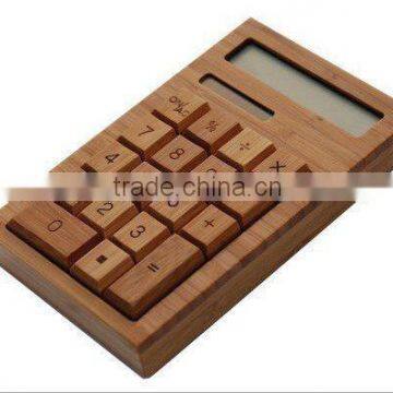 Bamboo Creative Calculator ,Eco-friendly Office Products, Bamboo Calculator for Hotel& Coffe Shop Dispaly photo-2