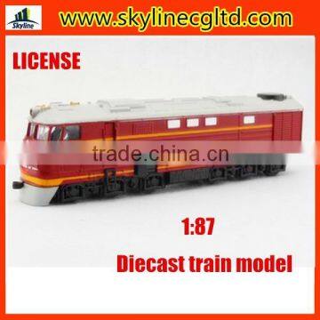 1:87 die cast train, Kids funny Classic Railway Diecast Model Train