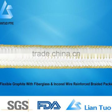 high quality fiberglass ptfe packing, teflon packing