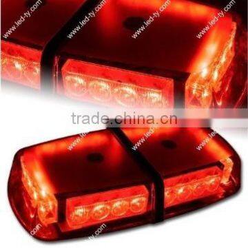 High Power 24 LED Strobe Amber Emergency Warning Mini Strobe Light Bar with Magnetic Base for Tow Plow