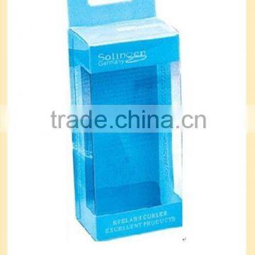 Clear PET folding box with offset printing for gifts packaging , cosmetic items , promotion items , underwear packaging