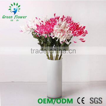 Оптовая продажа многоцветных латексных искусственных ПУ-цветов, хризантем, букетов с реальным ощущением для свадебного украшения и выставки цветов 2016 года photo-2