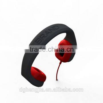 New design high quality super bass stereo foam headphones for kids round swivel