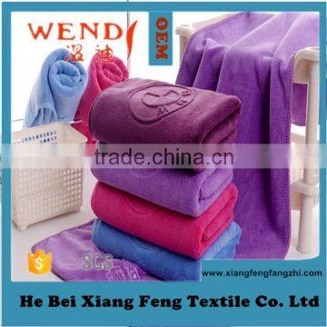 Good Quality Microfiber Sanding Printing Hand Face Embossed Print Towel 6136 Wendy Brand Made in China Gaoyang Town photo-4
