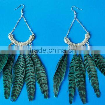 Party feather earring for ladies