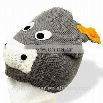 hot sale beanie hat ,acrylic hat / winter hat / sheep knitted hat