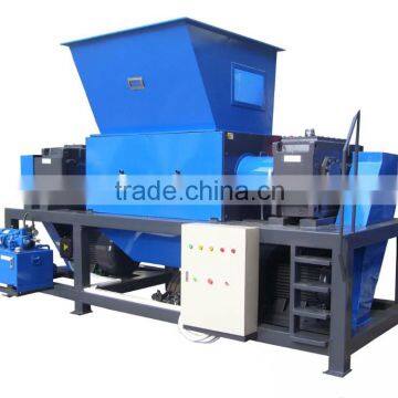 Strong double shaft shredder industrial cardboard shredder cardboard crushing machine