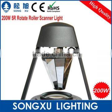 200w 5r Beam Scanner Light Rotate Roller Light for dj Party Club photo-5