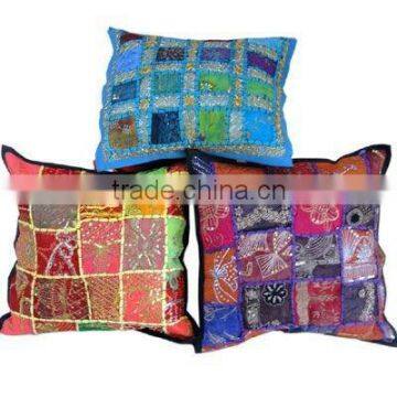 Tribal Vintage Sari Handmade Patchwork Cushion covers