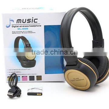 headphone mp3 wireless headphone with FM radio ZL-669