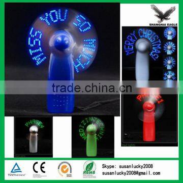 USB Programmable digital Mini LED fan