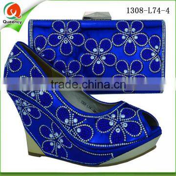 alibaba china wholesale royal blue purses handbags italian shoes and bag set