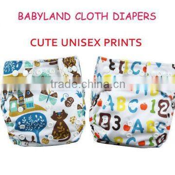 OEM Patterns Baby Cloth Bamboo Charcoa Diapers Bamboo Diapers