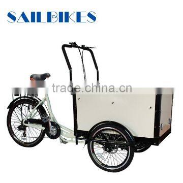 Elegant shape electric cargo bike