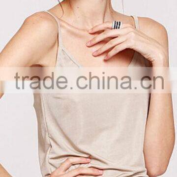 Pure color sexy fashion backless small ladies vest