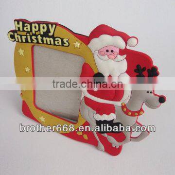 Christmas design Customized 3d Soft Pvc Photo Frames