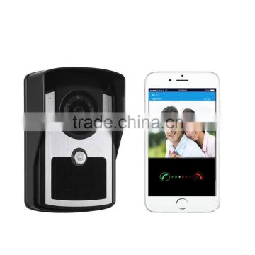 High quality 2.4G WIFI video recording real-time transmission with night vision function support HD camera wireless door bell