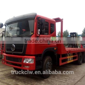 Dongfeng low price 3 axle low bed truck for sale