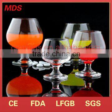 Superior quality clear stem brandy glass