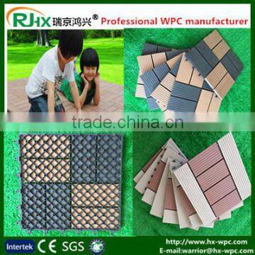 Garden Plastic Composite Decking Floor Made of Eco-friendly WPC Material Factory Directly photo-3