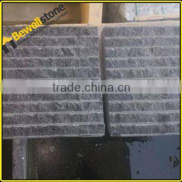 G684 honed granite pavers, black beauty assymetric granite pavers, Fuding Black china granite pavers assymetric