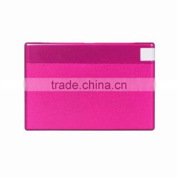 2016 trending products 1350 mah slim power bank
