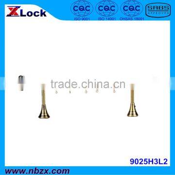 Decorative iron curtain rod