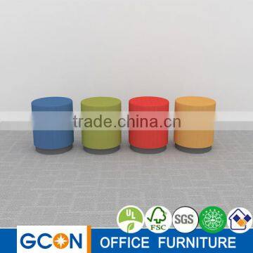 Hot Sale Cheap Home Coffee Fabric Ottoman Round Stool BR-ST0404