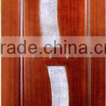 Luxury Glass Inserts Wood Design Doors Interior DJ-S5626