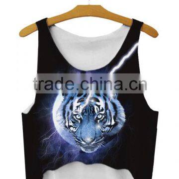 Wholesale New Fashion Girls Plain Cotton Crop Tops For Ladies photo-2