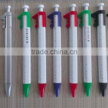 Retractable Caliper Ruler Pen