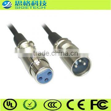 1119 sigetech av male to female xlr to xlr