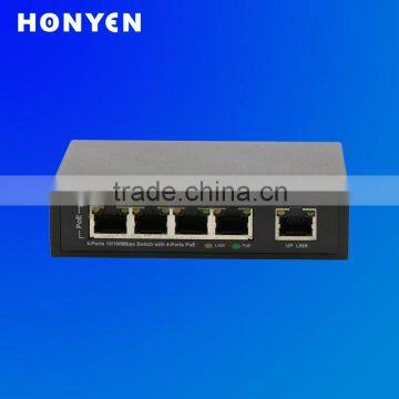 New arrival 5Ports 10/100M PoE Switch HY-1105-POE