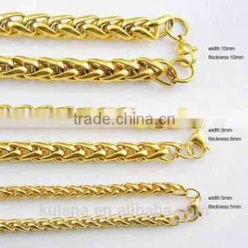 5-10mm Round Chain Gold Necklace Designs in 3 grams 91805