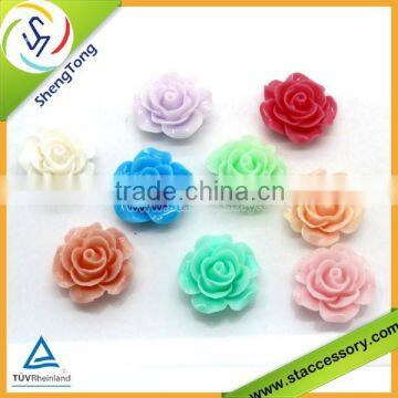 high quality resin flower cabochons,resin flower beads,resin flower pot