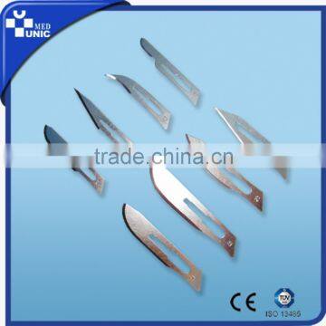 Disposable carbon/stainless steel Surgical Scalpel/ blade/ lancet