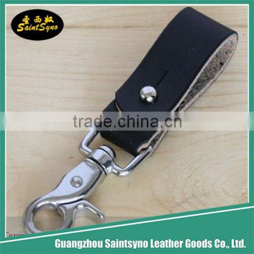 Customized key chains, leather key holder, stainless metal leather key holder