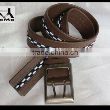 personality mens pu belt design wholesale