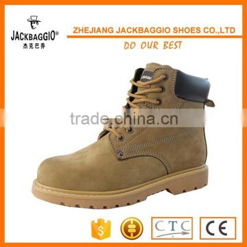 Barton buffalo leather steel toe PU injection industrial shoes working shoes safty shoes