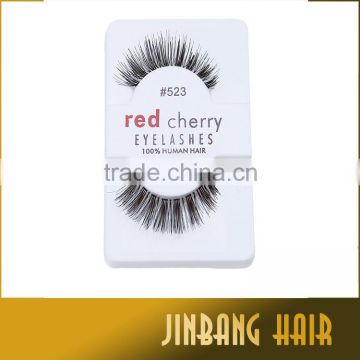 1 Pairs Red Cherry Natural Thick Human False Eyelashes for Beauty Makeup Natural Extension Eyelashes