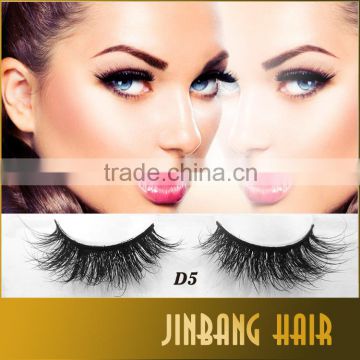 Private label handmade 100% real 3D siberian thick double mink fur strip false eyelashes extensions