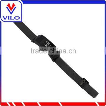 OEM Logo Branding Grid Style Stainless Steel Watch Strap for HUAWEI Talk Band B2