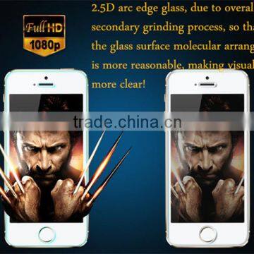 0.2mm Patented product 9H tempered glass screen protector for iphone 5 5s 6