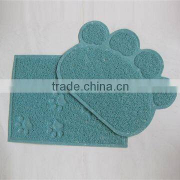 PVC dog paw cleaning mat/cat litter catcher mat