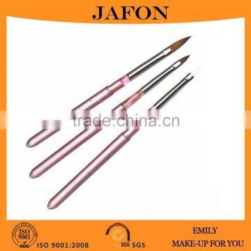 Acrylic Handle Sable Hair Rhinestone Nail Art Brush