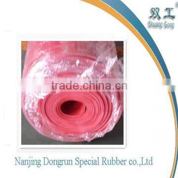 durable high quality natural red rubber sheet