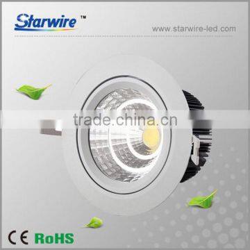 25,40,60degree view angle 10w COB led downlight CE RoHS