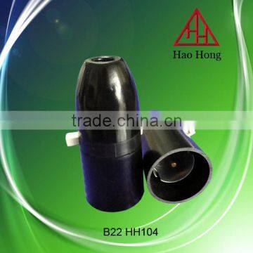 Hot sale B22HH104 bakelite lamp holder/lamp base/ lamp socket wholesale price